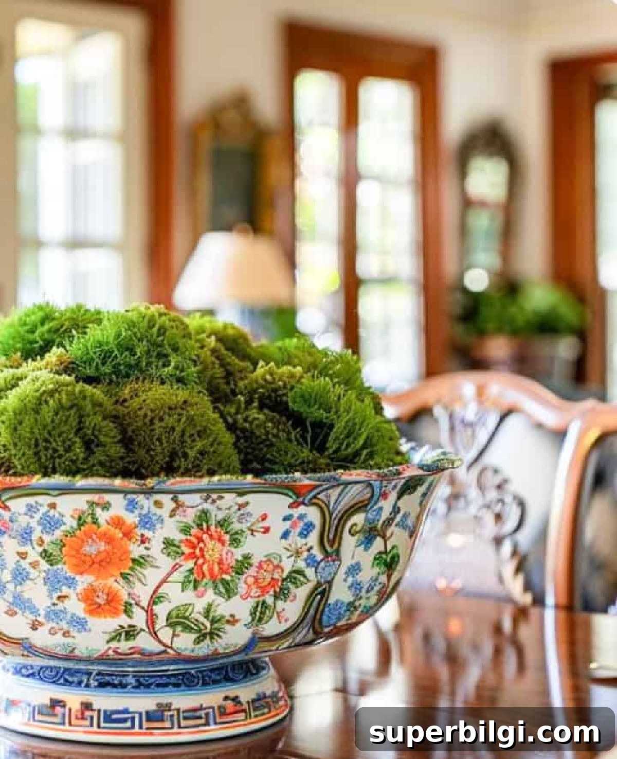 Green Paint Colors for Spring Dining Rooms and DIY Decor 8 creative ideas for DIY moss bowls