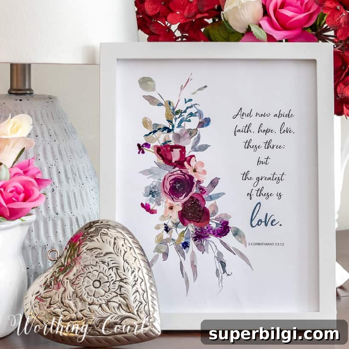 Bedroom Styling, Fondue Recipes & Timeless Decor Tips 12 Valentine Free Printable for the whole year.