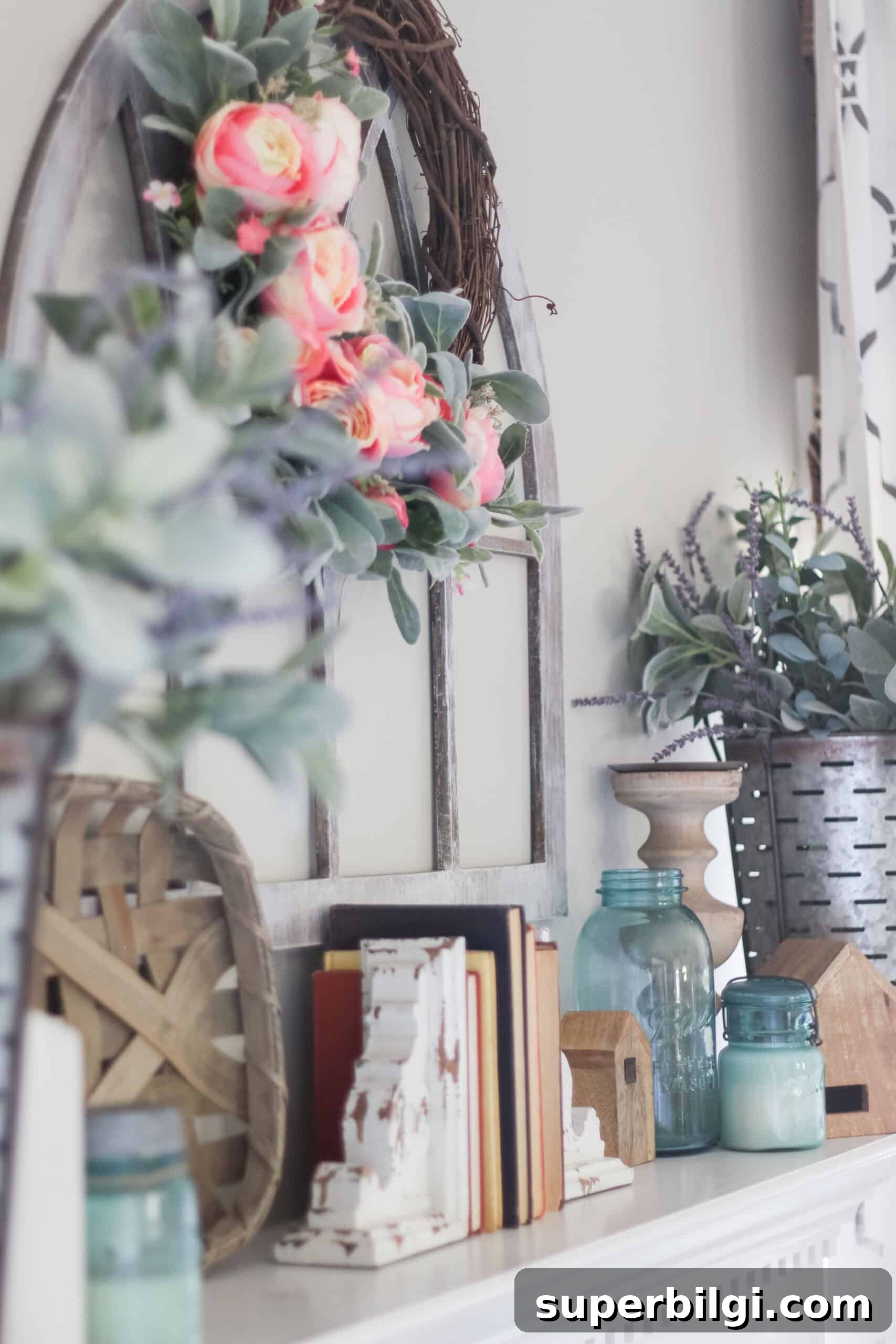 Spring Kitchen Colors, Cozy Bedroom Makeovers and Decor Tips 12 spring mantel decor