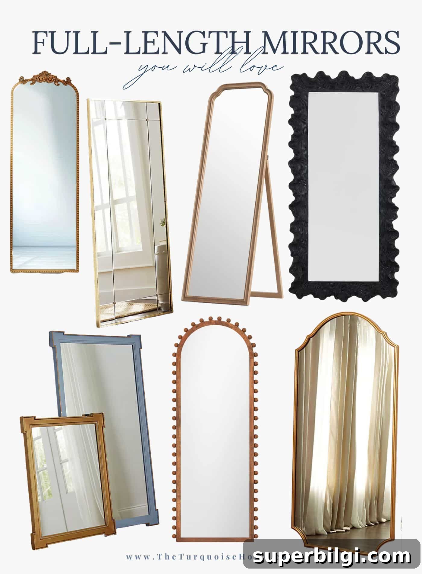 How an Oversized Floor Mirror Revitalized Our Bedroom Corner 8 full-length mirrors