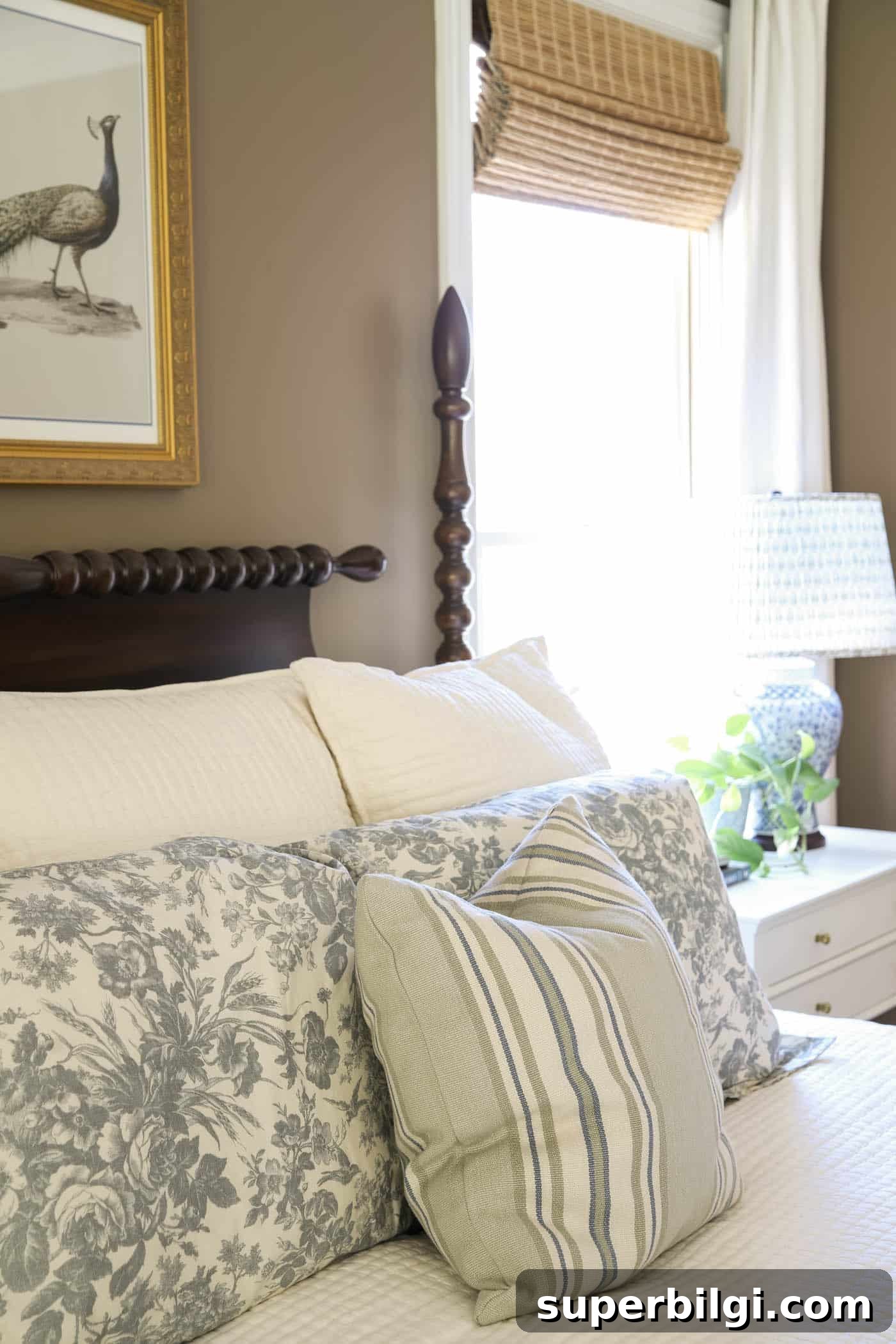 Spring Bedroom Decor Ideas to Instantly Refresh Your Space 15 spring pillows in the bedroom