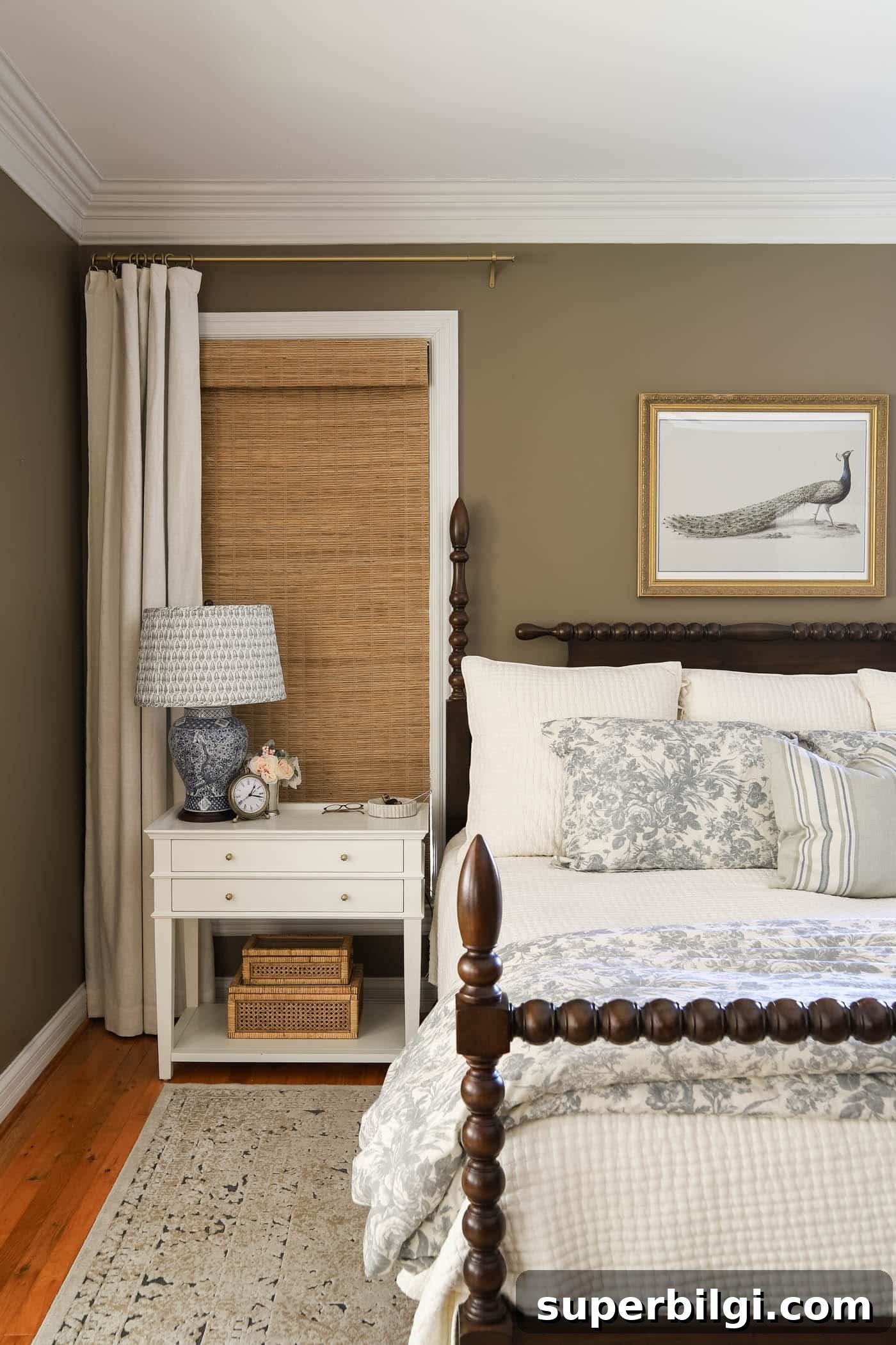 Spring Bedroom Decor Ideas to Instantly Refresh Your Space 18 spring bedding and nightstand decor.