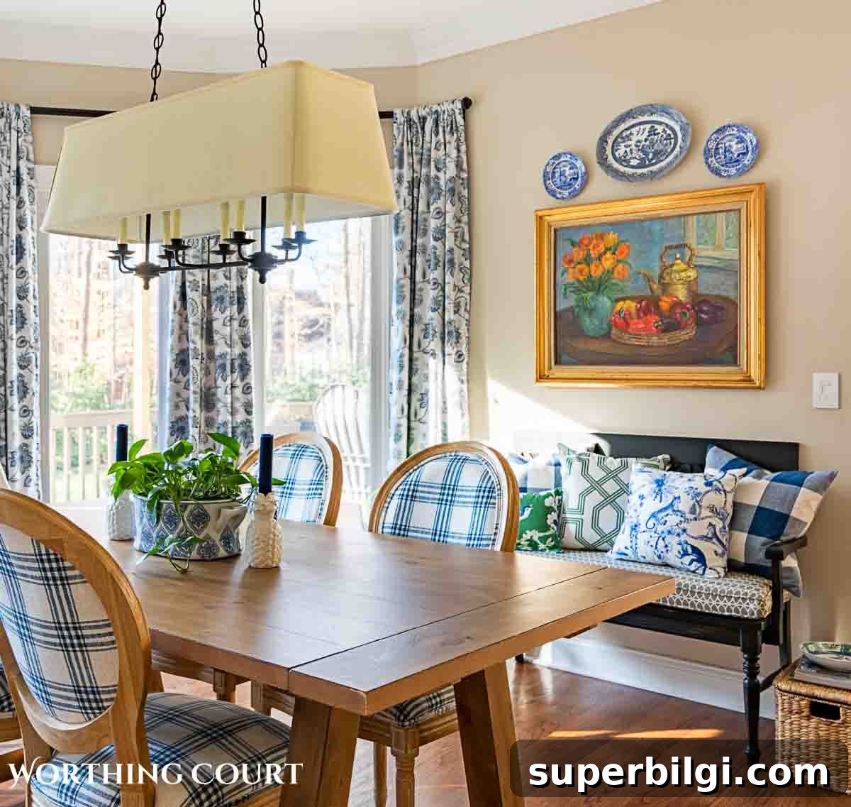 Easter DIY Projects, Egg Salad Recipe and Spring Decor Tips 8 dining room with interior designer