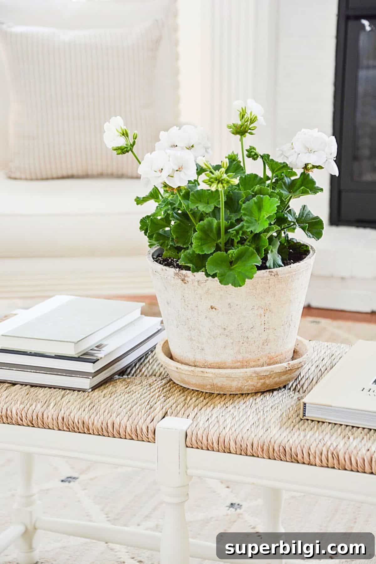 Summer Home Decor: Fresh Flowers and DIY Lampshades 11 Using Summer Annuals And Perennials To Decorate Your Home Indoors