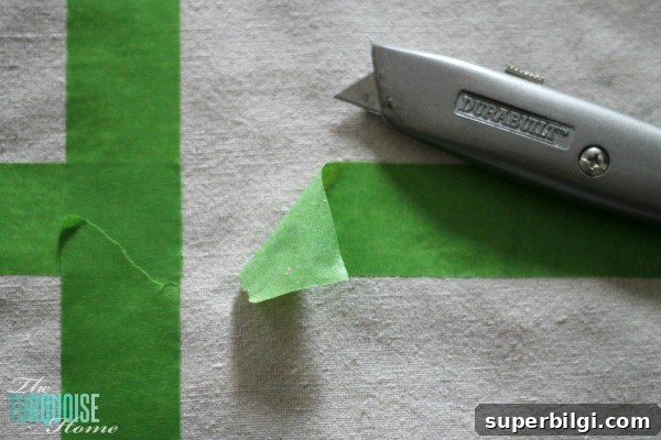 DIY Painted Drop Cloth Rug and Nursery Update 7 DIY Painted Drop Cloth Rug | TheTurquoiseHome.com