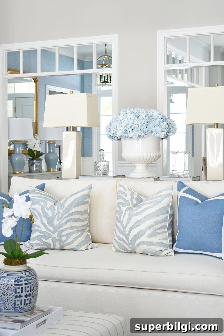 Timeless Decorating Ideas: End Table Styling and Color Schemes 12 how to decorate with faux flowers