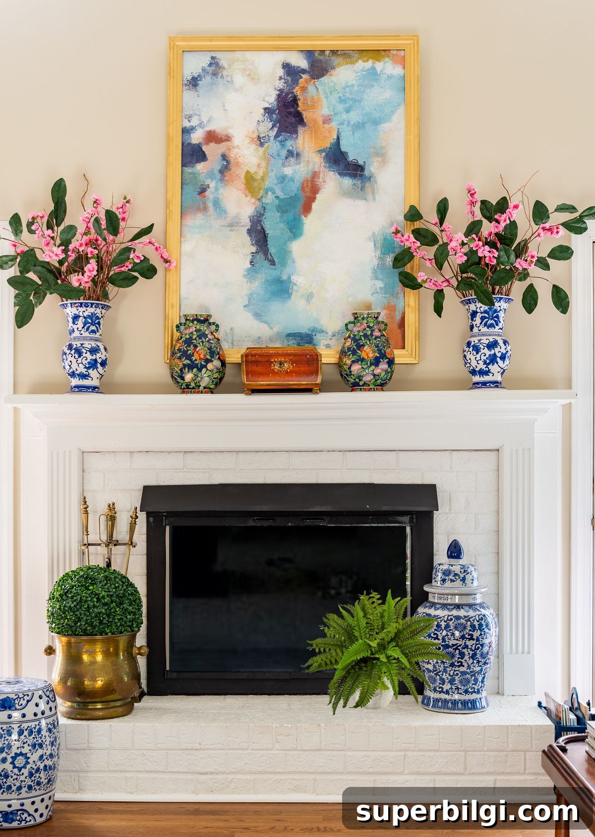 Transform Corners and Laundry Rooms - Decor Tips HSS 515 12 traditional fireplace mantel