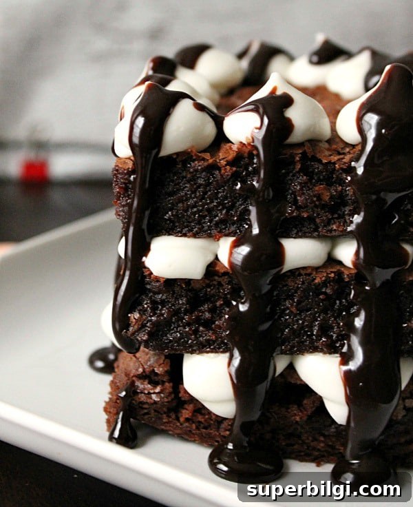 14 Irresistible Valentine's Day Desserts 6 Cream-Cheese-Hot-Fudge-Brownie-For-Two