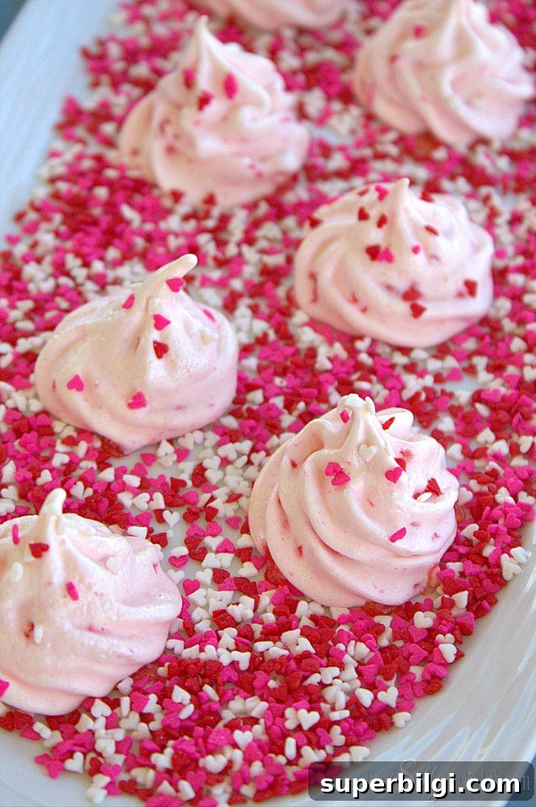 14 Irresistible Valentine's Day Desserts 8 cherry-vanilla-meringue-cookies